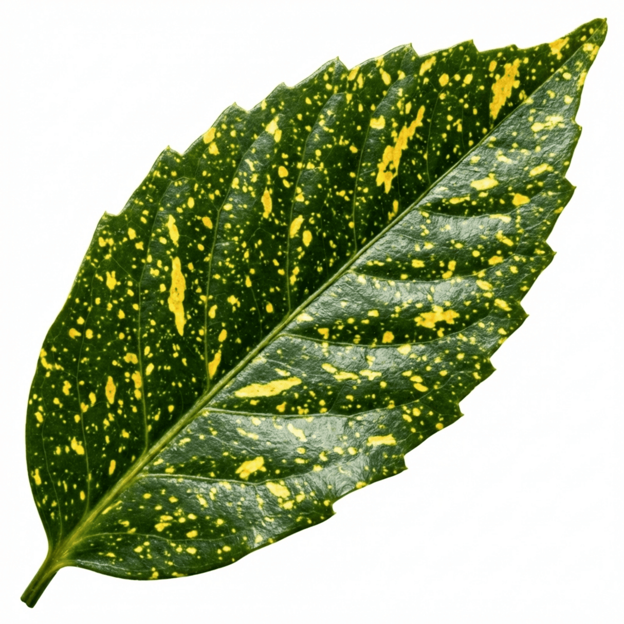 1 Aucuba Japonica Crotonifolia Gold Dust Spotted Laurel, Hardy Evergreen Shade Shrub, 7.5L Root-Ball - Frankton's