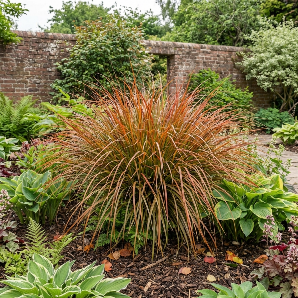 1 Carex Prairie Fire Evergreen Ornamental Grass, Hardy Perennial Garden Plant, 2 Litre Root Ball - Frankton's