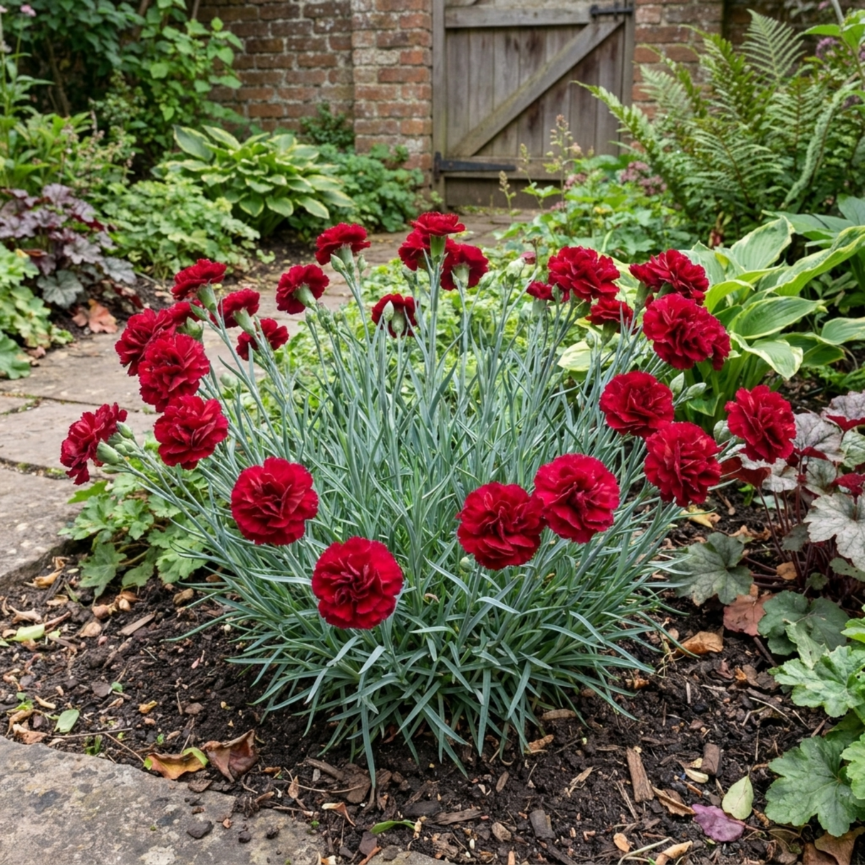 1 Carnation Capitan Diaz Dianthus Plant, Outdoor Hardy Summer Flowering Garden Perennial, 2Ltr Root-Ball - Frankton's