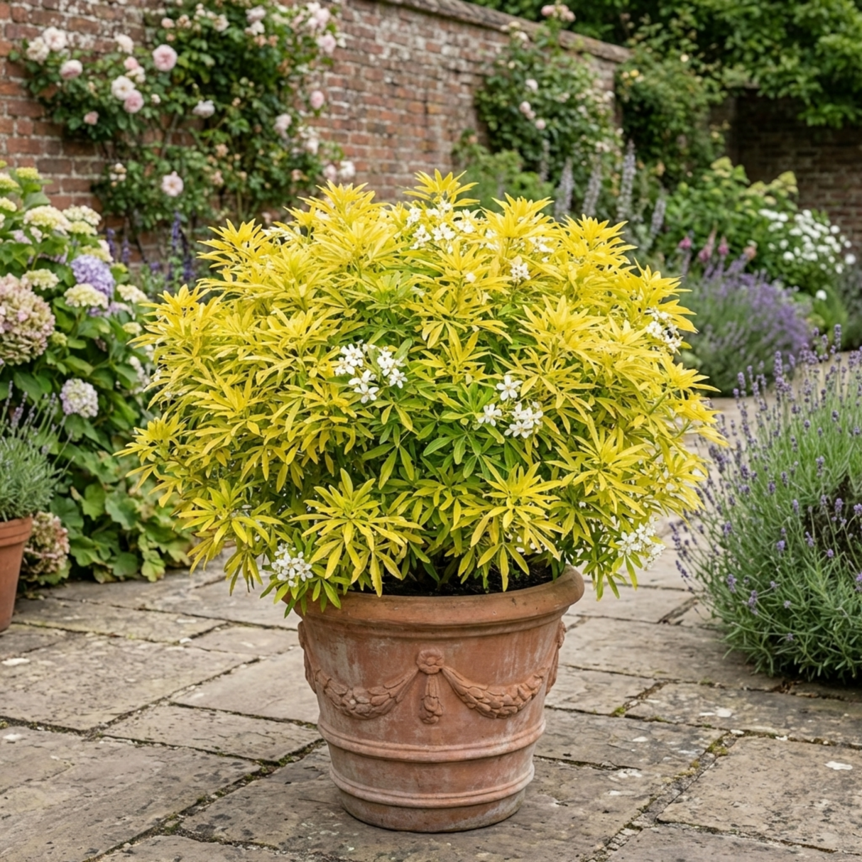 1 Choisya Goldfinger Plant, Hardy Evergreen Mexican Orange Blossom Shrub, 3L Root Ball - Frankton's