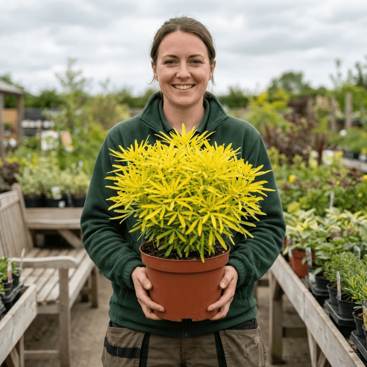 1 Choisya Goldfinger Plant, Hardy Evergreen Mexican Orange Blossom Shrub, 3L Root Ball - Frankton's