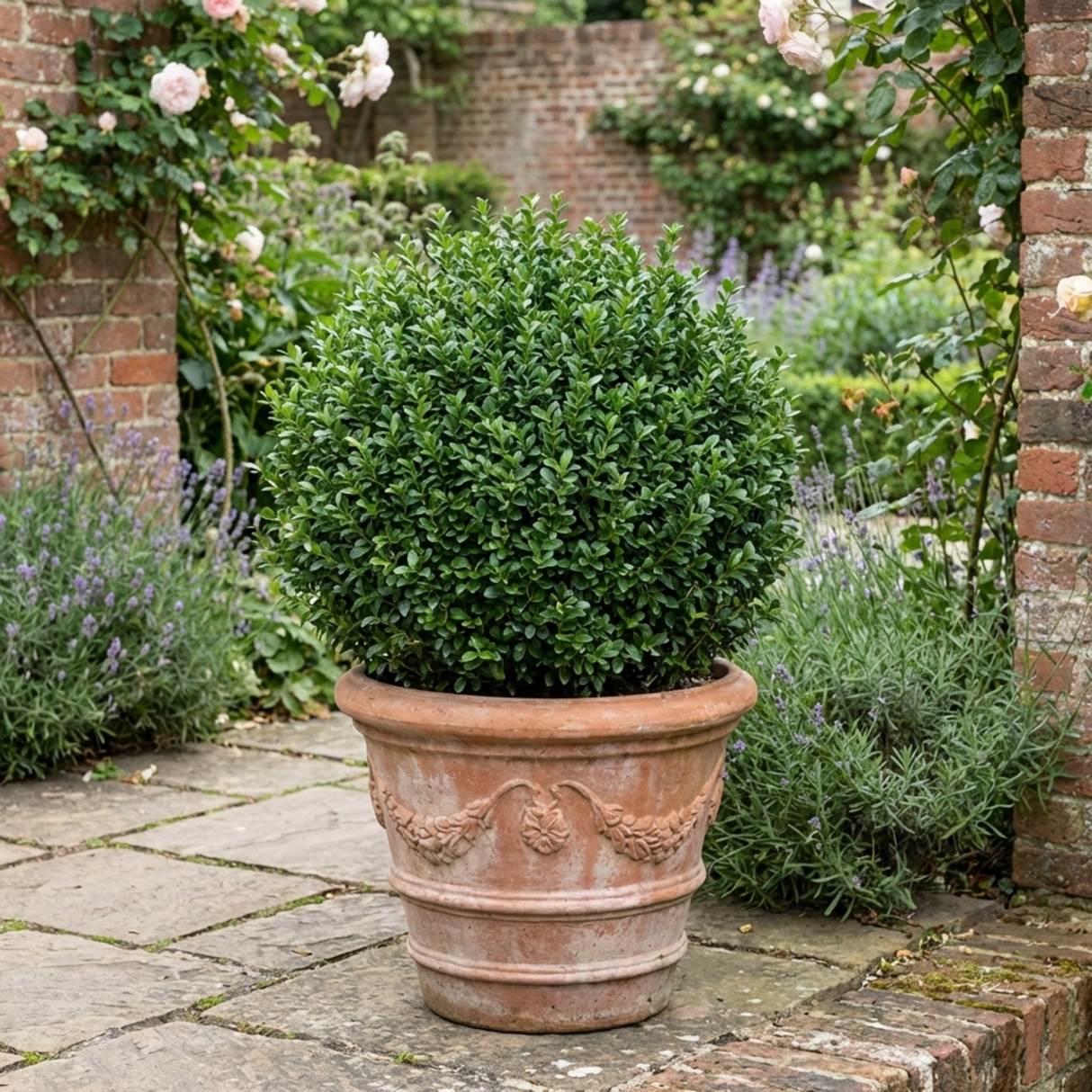 1 Euonymus Microphyllus Hardy Evergreen Hedge Plant, Buxus Alternative Garden Shrub, 26cm Root Ball - Frankton's
