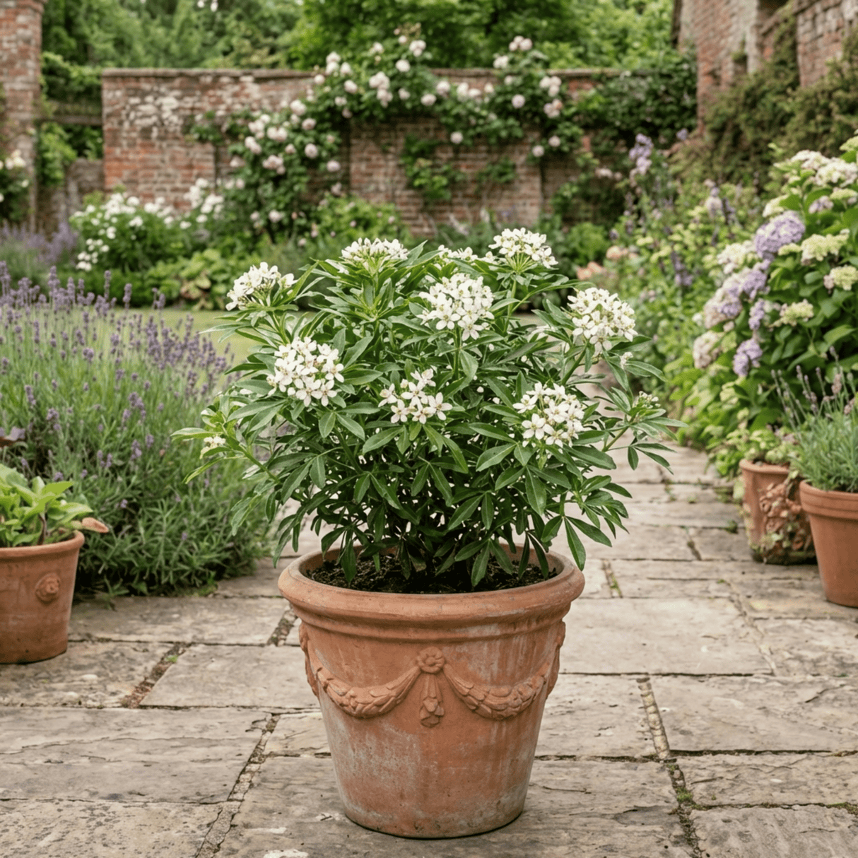 1 Large Plant - Choisya Snow Flurries, Ready to Plant in Your Garden, 3L Pot - Frankton's