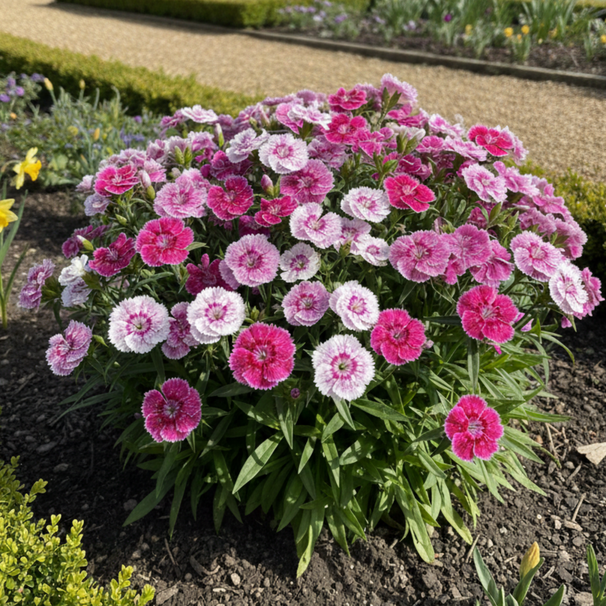 1 Large Plant - Dianthus Dart Pink Magician, Ready to Plant in Your Garden, 2L - Frankton's