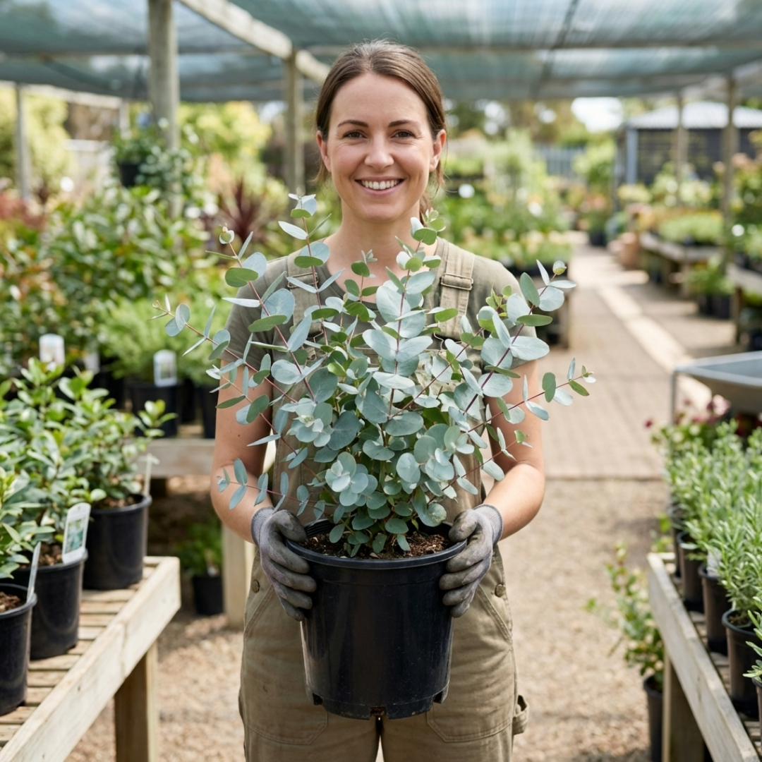 1 Large Plant - Eucalyptus France Blue, Outdoor Garden Ready, 7.5L Pot - Frankton's