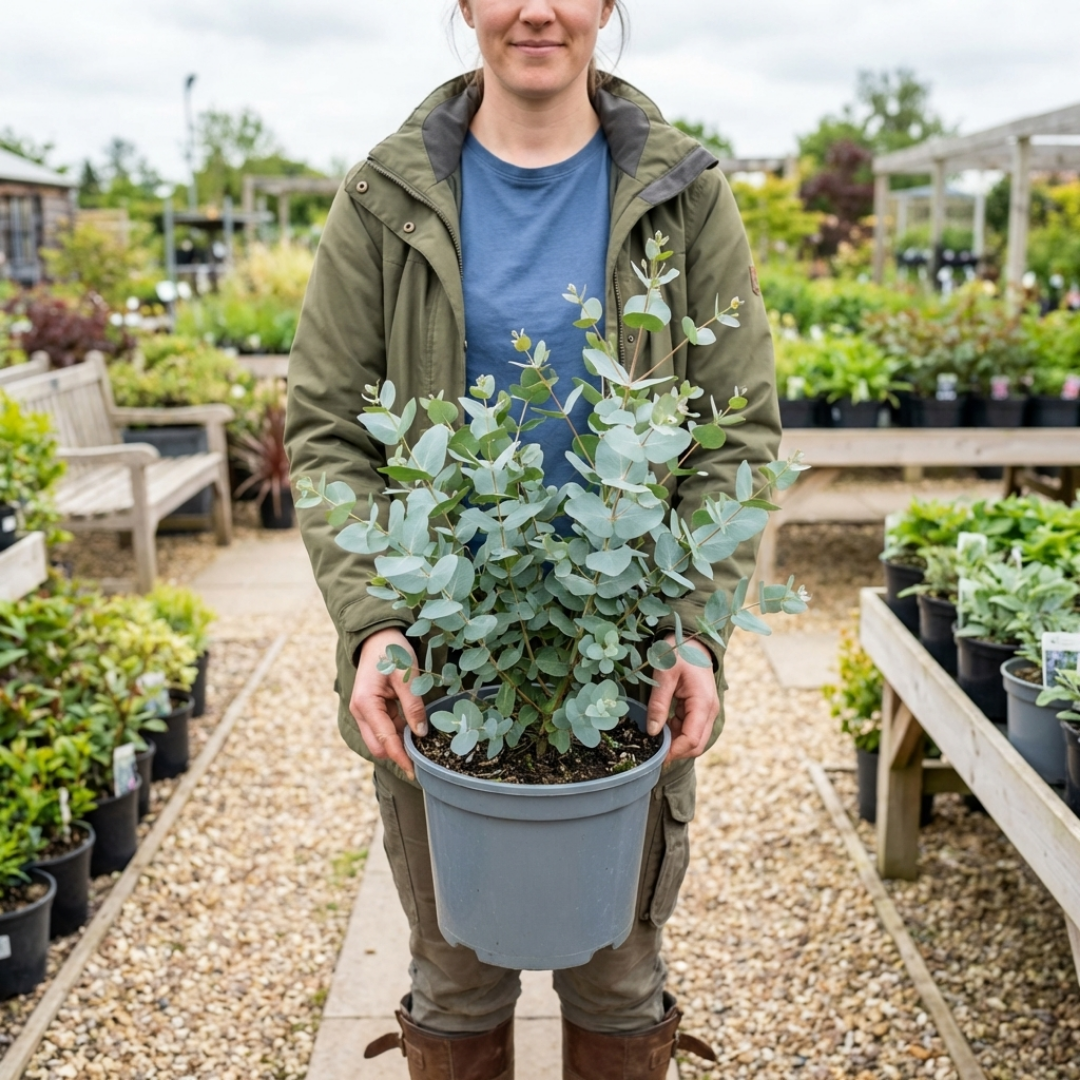 1 Large Plant - Eucalyptus France Blue, Outdoor Garden Ready, 7.5L Pot - Frankton's