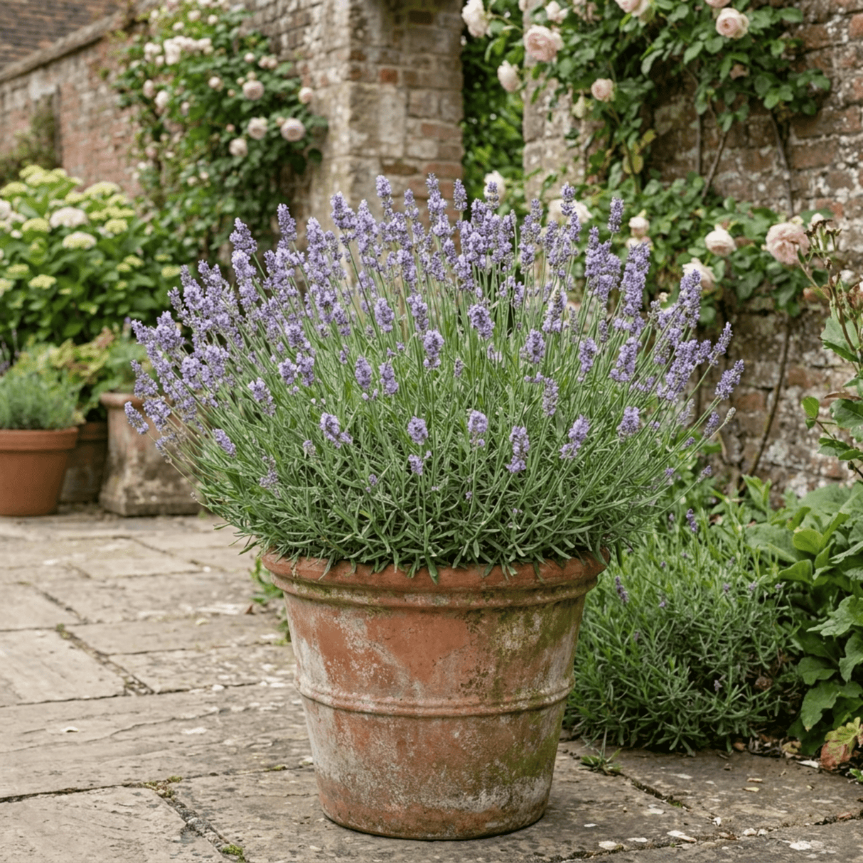 1 Large Plant - Lavender Hidcote Light Blue, Outdoor Garden Ready, 2L Pot - Frankton's