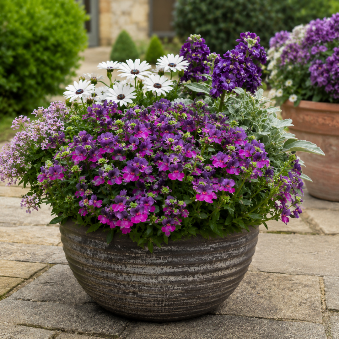 1 Large Plant - Nemesia Lady Lisa, Ready to Plant in Your Garden, 5L Pot - Frankton's