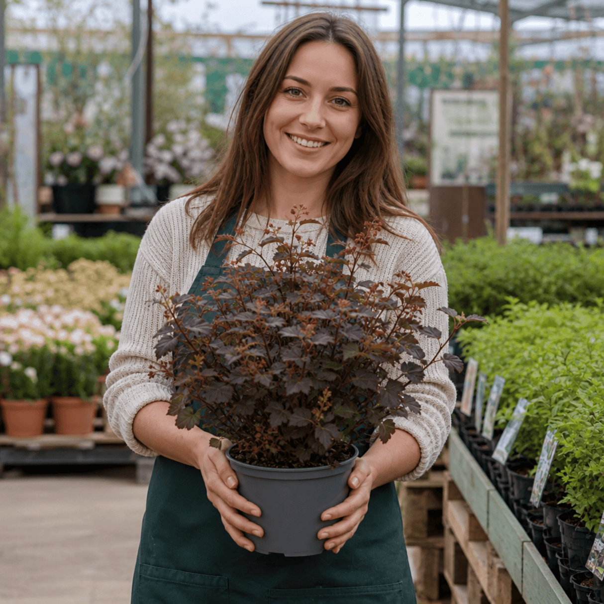 1 Large Plant - Physocarpus Diable D'or, Ready to Plant in Your Garden, 3L Pot - Frankton's