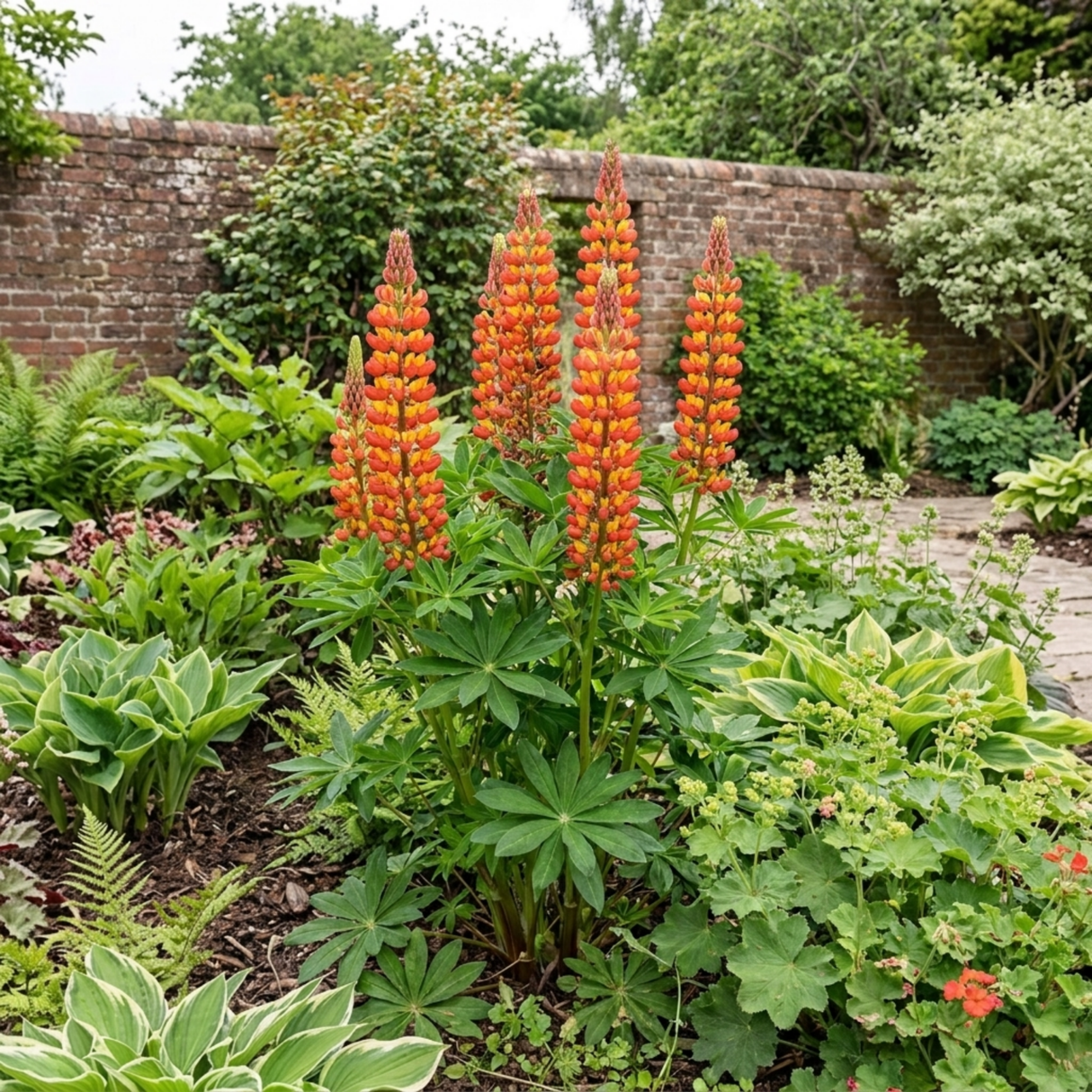 1 Lupin Gladiator Hardy Perennial Plant, Bee Friendly Summer Flowering, Outdoor Garden Ready, 19cm Root-Ball - Frankton's