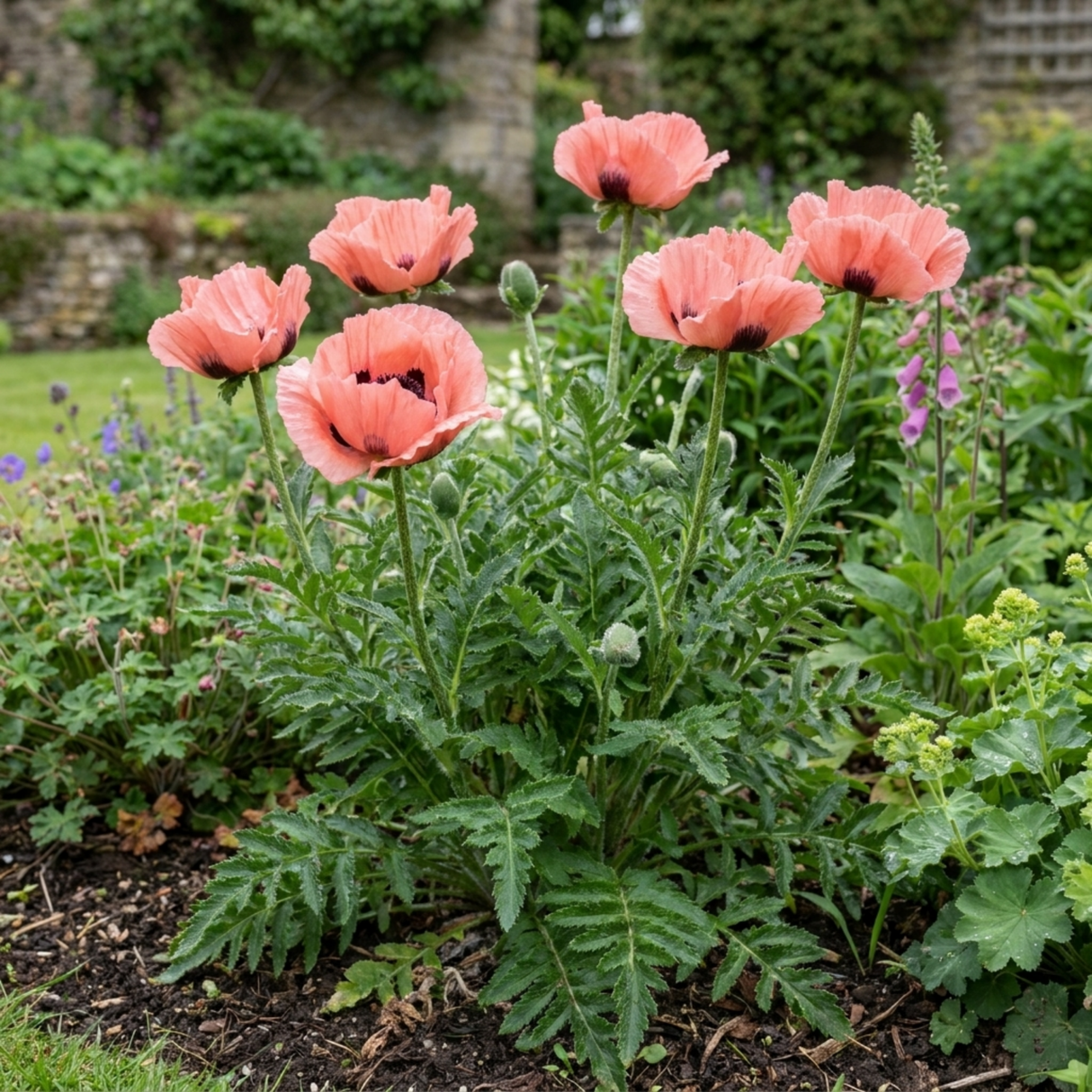 1 Oriental Papaver Paradiso Hardy Perennial Poppy Plant, Outdoor Garden Ready, 3 Litre Root-Ball - Frankton's