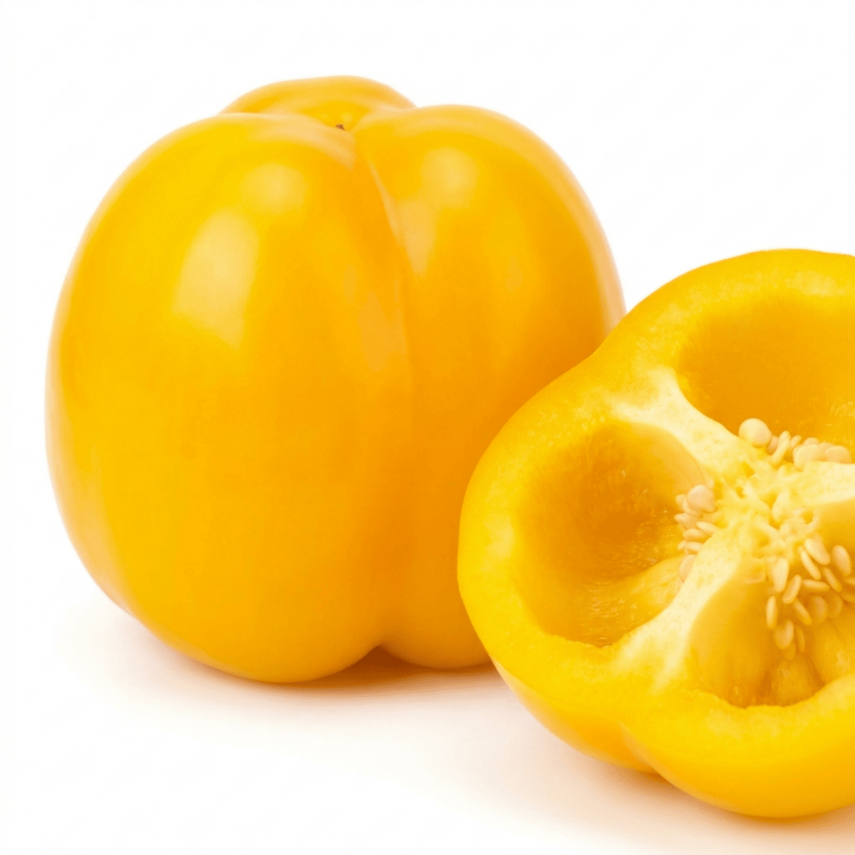 1 Sweet Pepper Live Plant, Snack Yellow Variety, Grow Your Own Peppers, Patio Garden Ready, 2 Litre Root Ball - Frankton's