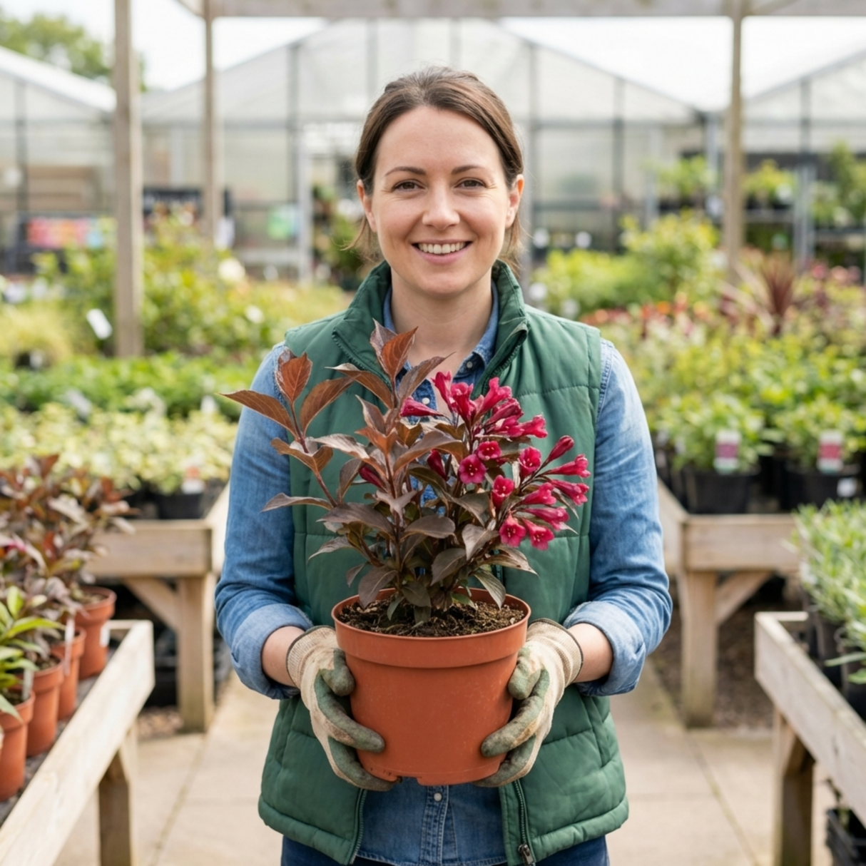 1 Weigela Florida Victoria Plant, Hardy Flowering Shrub, Outdoor Garden Ready, 2L Root-Ball - Frankton's