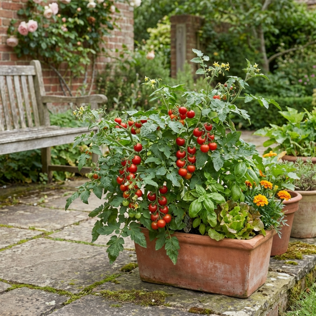 Set of 3 or 6 Large Plants - Growers Selection Cherry Tomato Patio Plants, Garden Ready