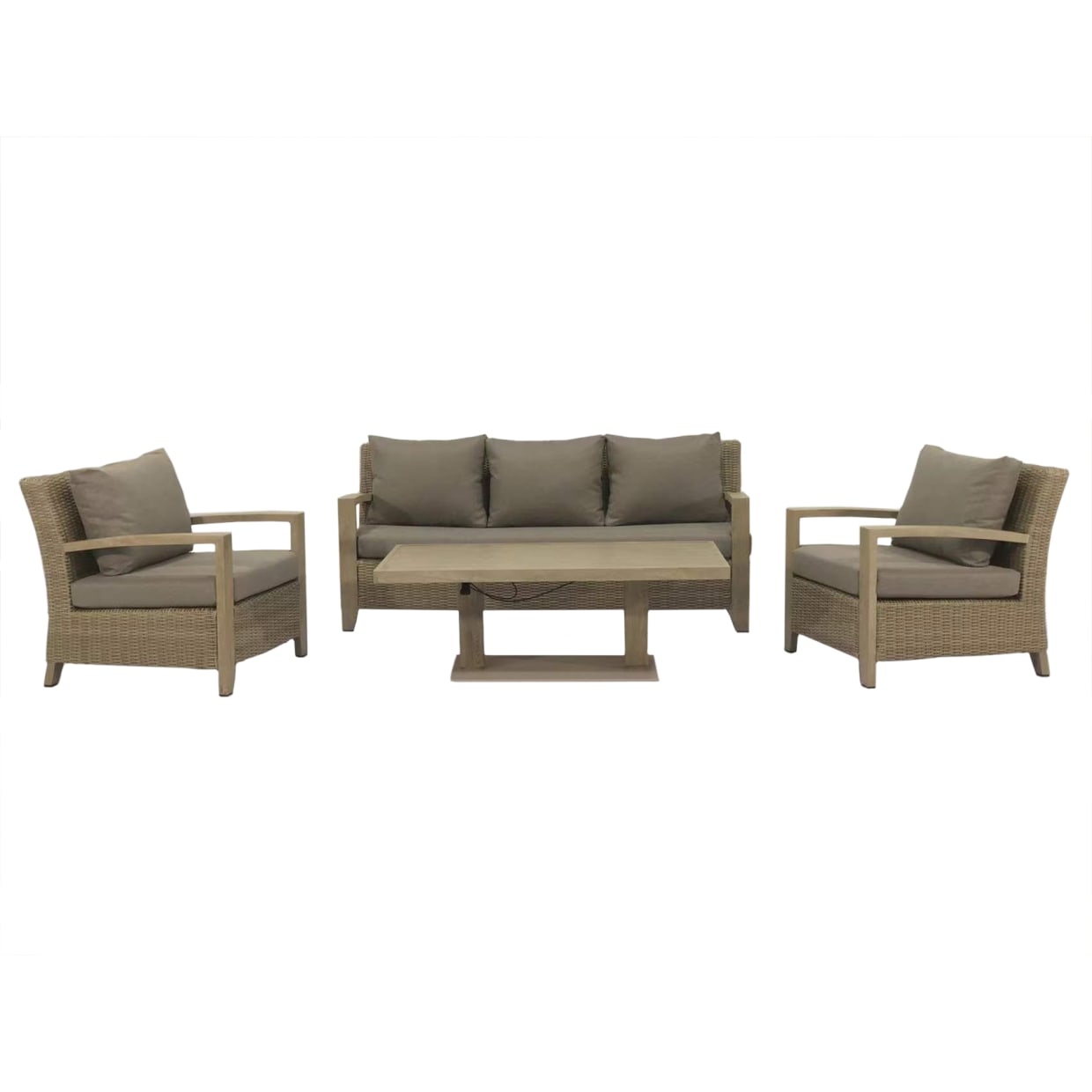 Ryde 5 - Seat Garden Sofa Suite with Adjustable Table Height - Frankton's
