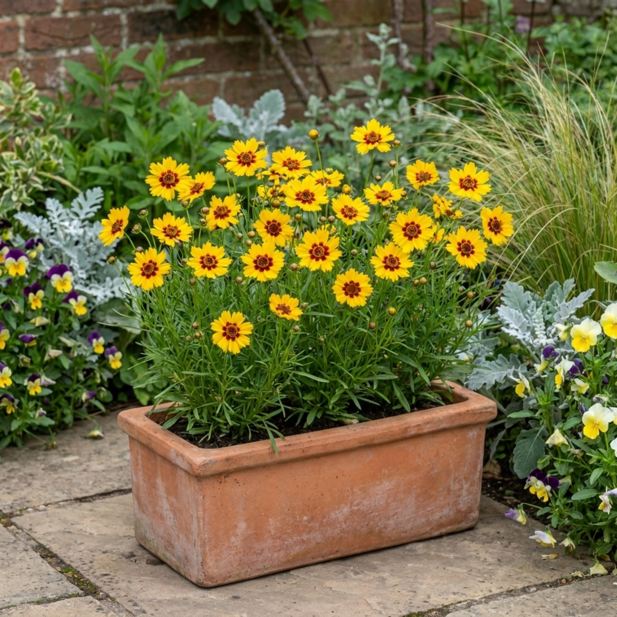 Set of 3 or 6 Coreopsis Sunfire Hardy Perennial Plants, Garden Ready, Bee Friendly, Summer Flowering, 1 Litre Root Ball - Frankton's