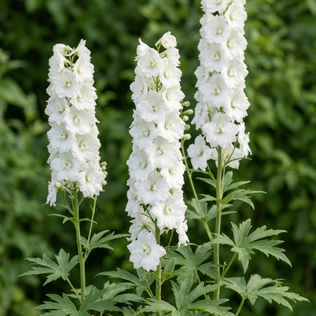 Set of 3 or 6 Delphinium Pacific Giants Galahad Hardy Perennial Plants, Tall Cottage Garden Flowers, Outdoor Garden Ready, 1 Litre Root-Ball - Frankton's