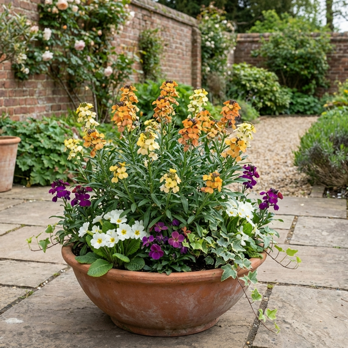 Set of 3 or 6 Erysimum Spring Feeling Hardy Perennial Wallflower Plants, Bee Friendly, Fragrant, Outdoor Garden Ready, 1 Litre / 11cm Root-Ball - Frankton's