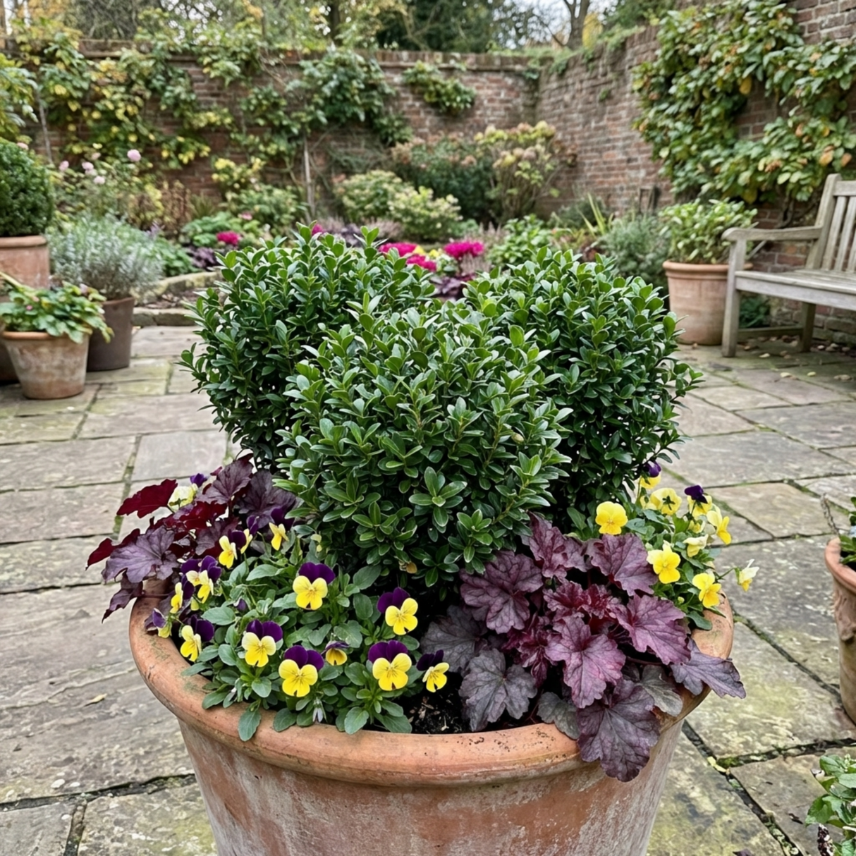 Set of 3 or 6 Euonymus Microphyllus Hardy Evergreen Shrub Plants, Japanese Spindle Hedge, Box Blight Alternative, Outdoor Garden Ready, 1 Litre Root-Ball - Frankton's