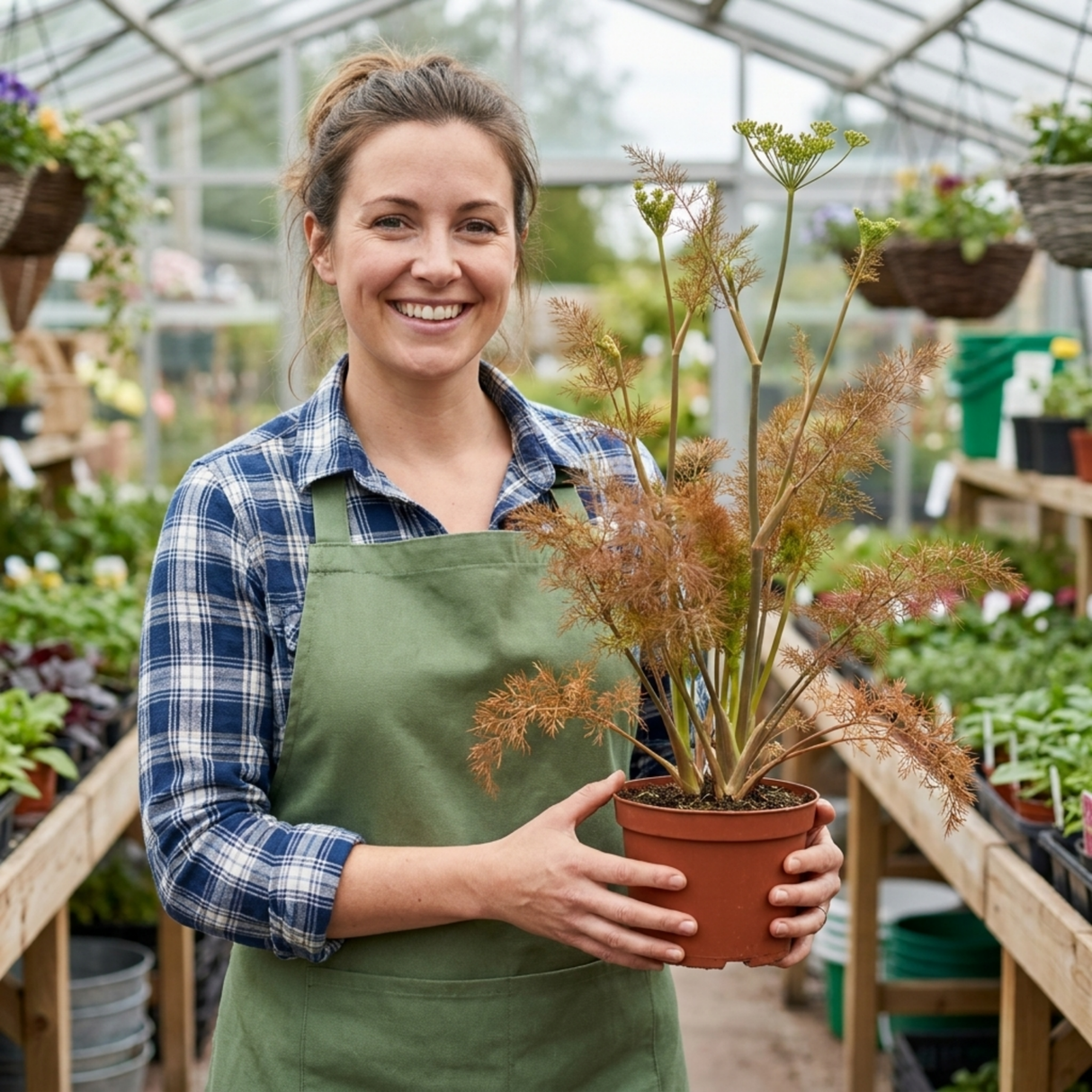 Set of 3 or 6 Fresh Fennel Herb Plants, Hardy Perennial Kitchen Garden Herbs, Outdoor Ready, 1 Litre Root Ball - Frankton's