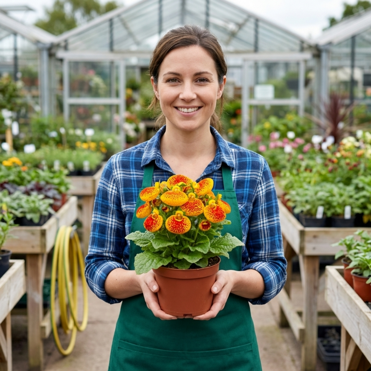 Set of 3 or 6 Garden Ready Plants – Calceolaria Calynopsis ‘Red Orange Bicolour’, Ready to Plant - Frankton's