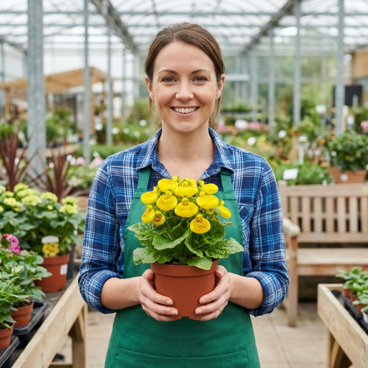 Set of 3 or 6 Garden Ready Plants – Calceolaria Calynopsis ‘Yellow’, Ready to Plant - Frankton's