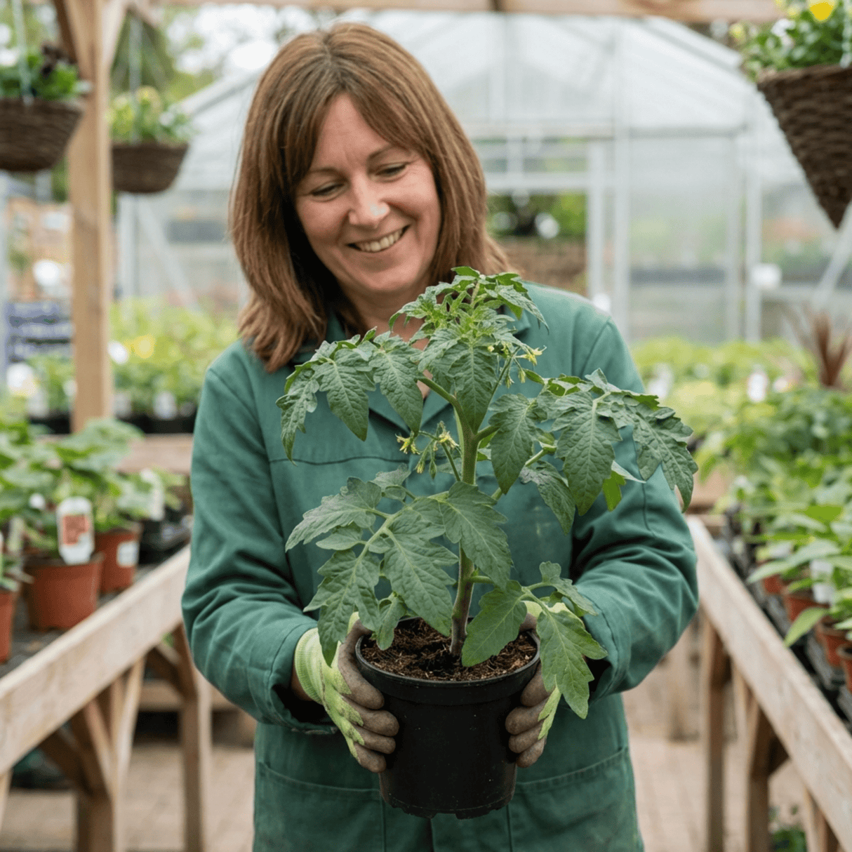 Set of 3 or 6 Grafted Cornabel Tomato Plants, Premium Live Plants, Outdoor & Greenhouse Ready, 1L Root Ball - Frankton's