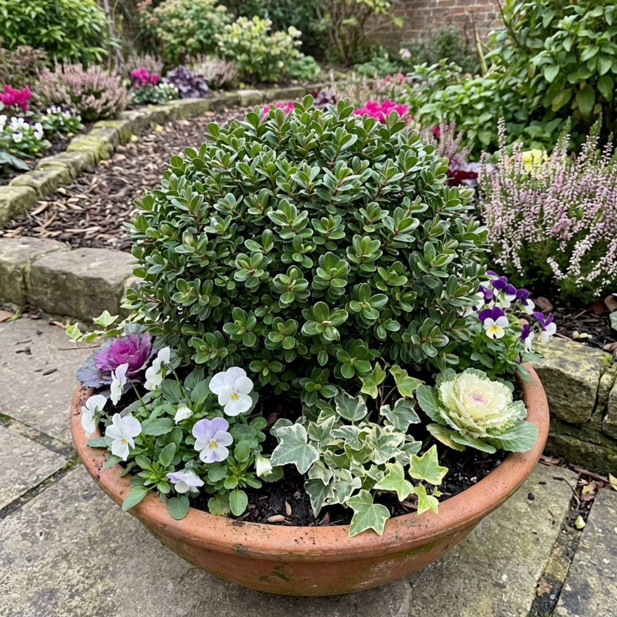 Set of 3 or 6 Hebe Sutherlandii Hardy Evergreen Flowering Perennial Shrub Plants, Outdoor Garden Ready, 1 Litre Root-Ball - Frankton's