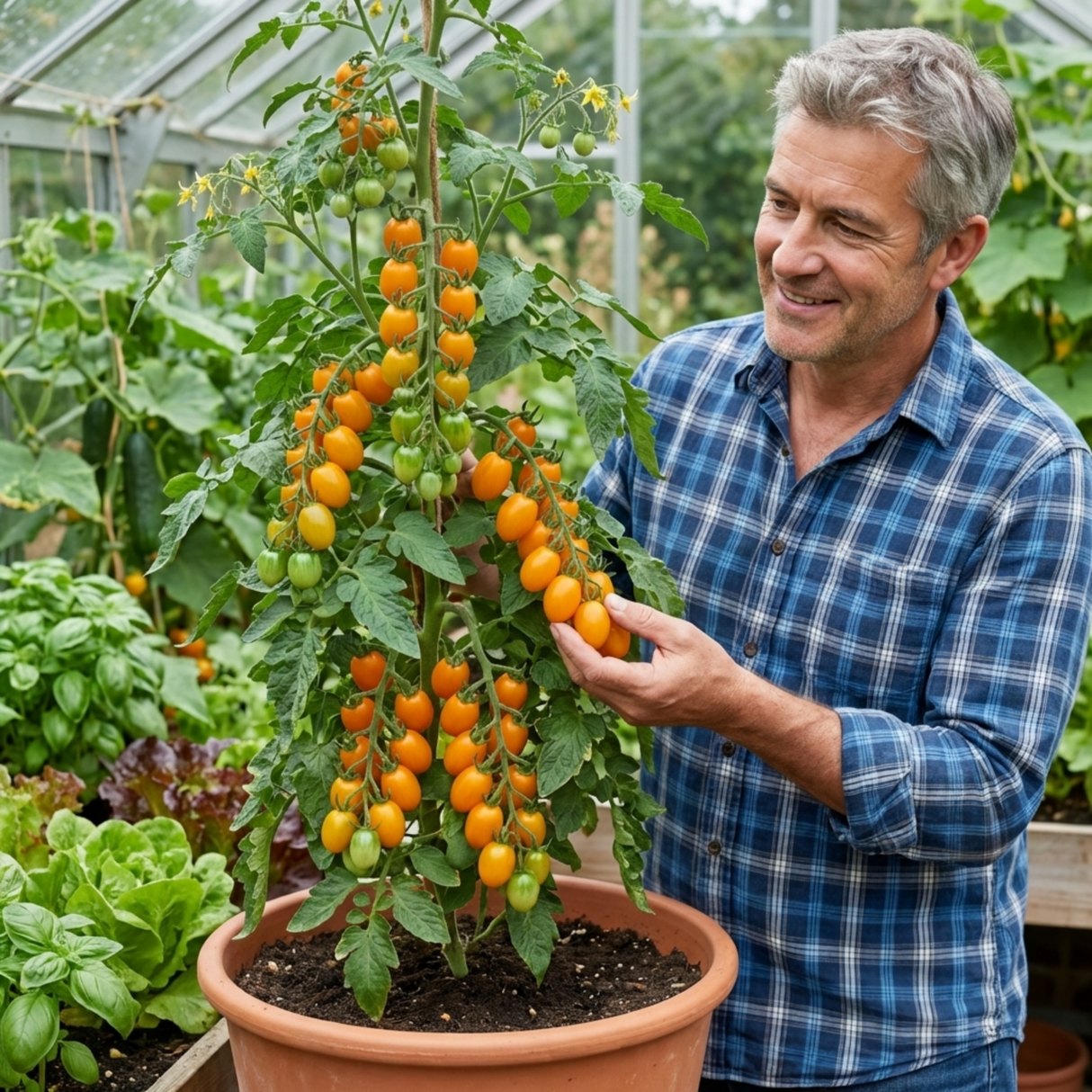 Set of 3 or 6 Honeycomb Tomato Plants, Live Tomato Seedlings, Outdoor Garden Ready, 1L Root Ball - Frankton's