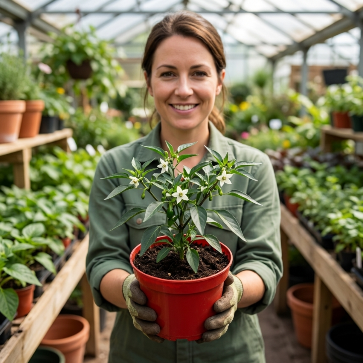 Set of 3 or 6 Large Chilli Pepper Plants - Armageddon, Ready to Plant in Your Garden - Frankton's