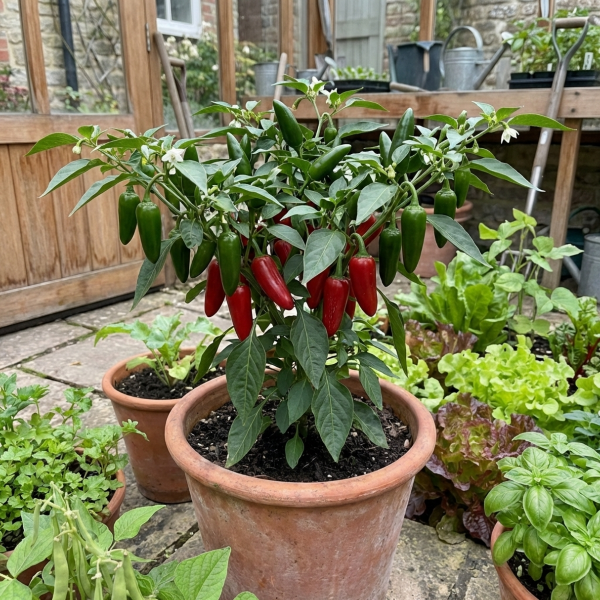 Set of 3 or 6 Large Chilli Pepper Plants - Jalapeno Variety, Ready to Plant in Your Garden - Frankton's