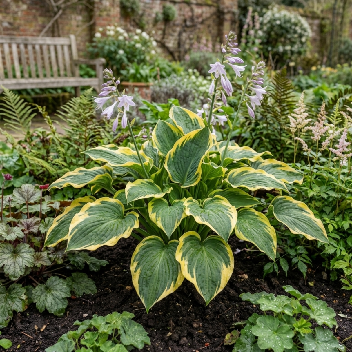 Set of 3 or 6 Large Hosta Plants - Atlantis Plantain Lily, Ready to Plant in Your Garden, 1L - Frankton's