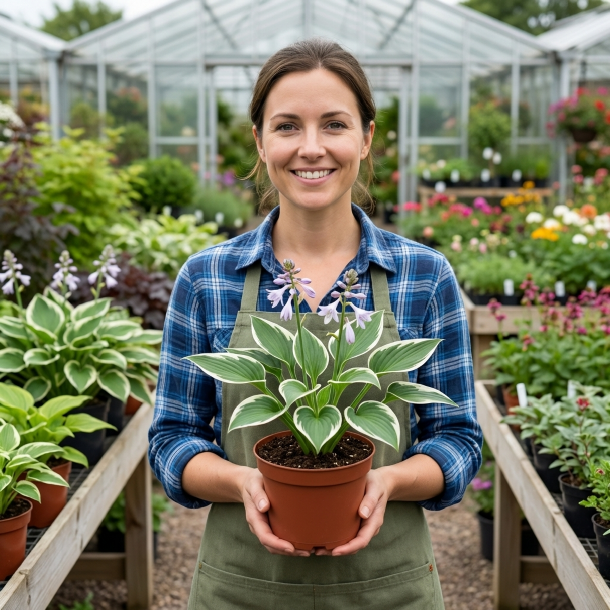 Set of 3 or 6 Large Hosta Plants - Francee Plantain Lily, Ready to Plant in Your Garden, 1L - Frankton's
