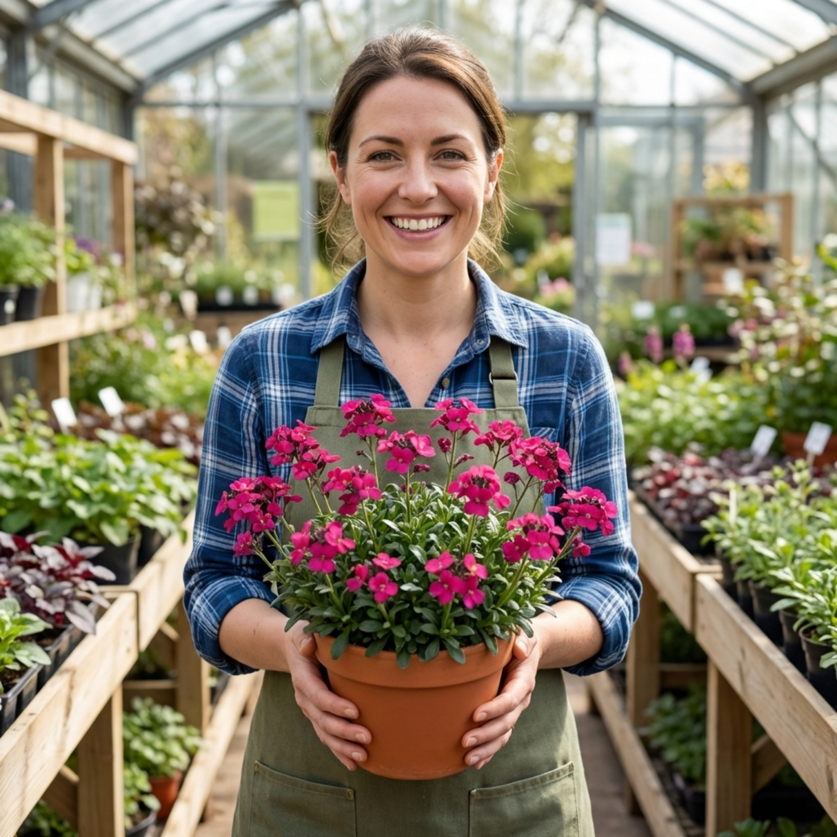 Set of 3 or 6 Large Plants - Arabis Barranca Deep Rose, Ready to Plant in Your Garden, 1L - Frankton's