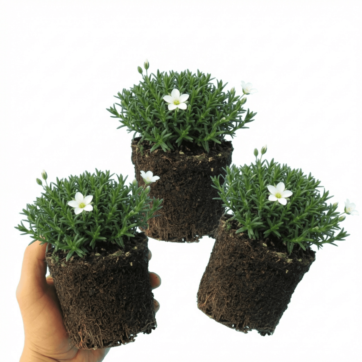 Set of 3 or 6 Large Plants - Arenaria Ronda, Ready to Plant in Your Garden, 1L - Frankton's