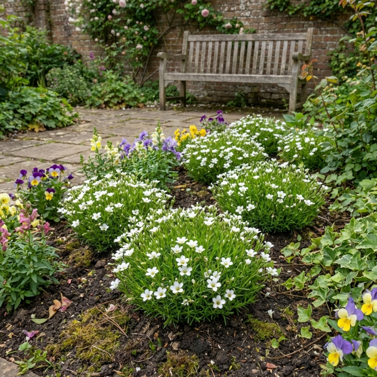 Set of 3 or 6 Large Plants - Arenaria Ronda, Ready to Plant in Your Garden, 1L - Frankton's