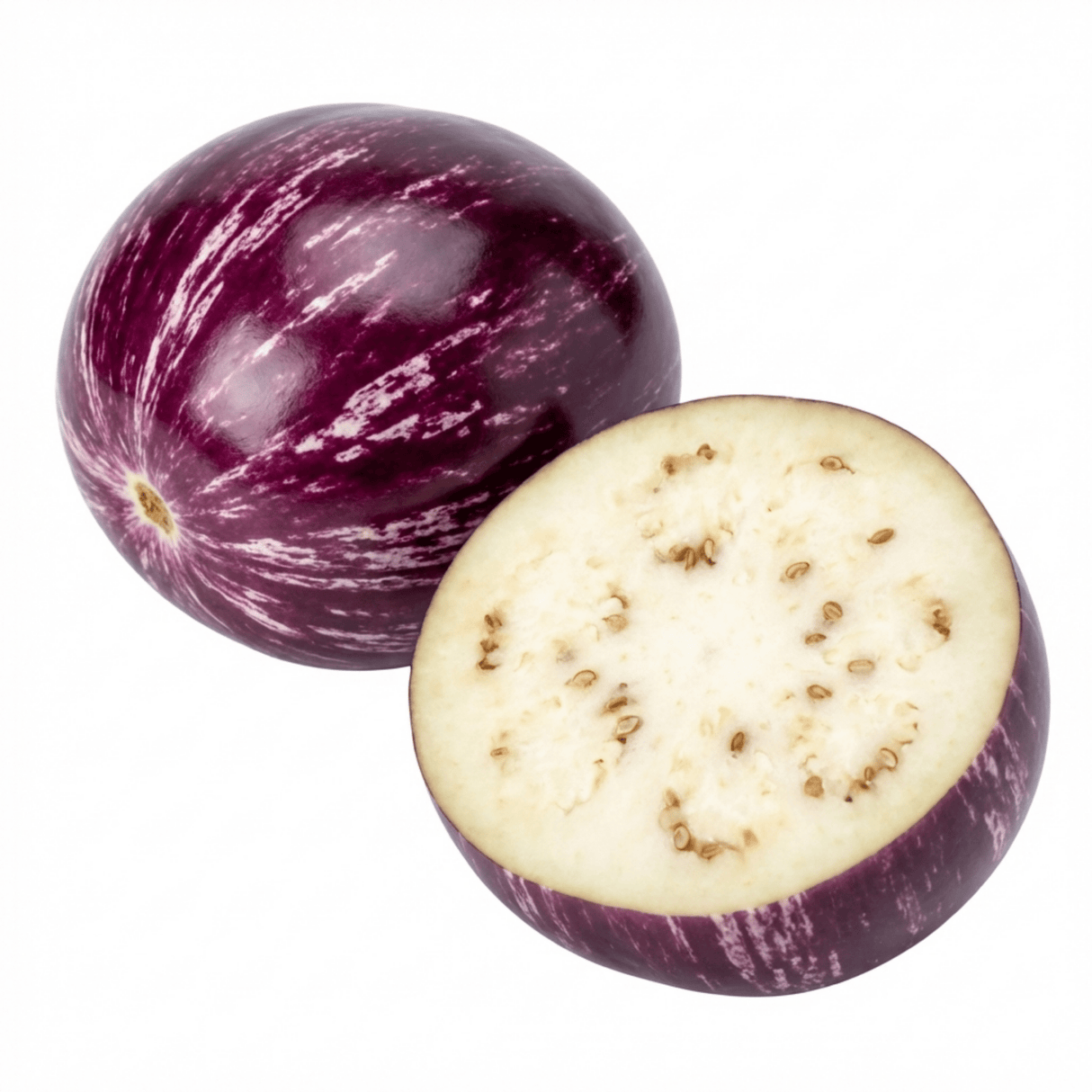 Set of 3 or 6 Large Plants - Grow Your Own Aubergine Meatball, Outdoor Garden Ready - Frankton's