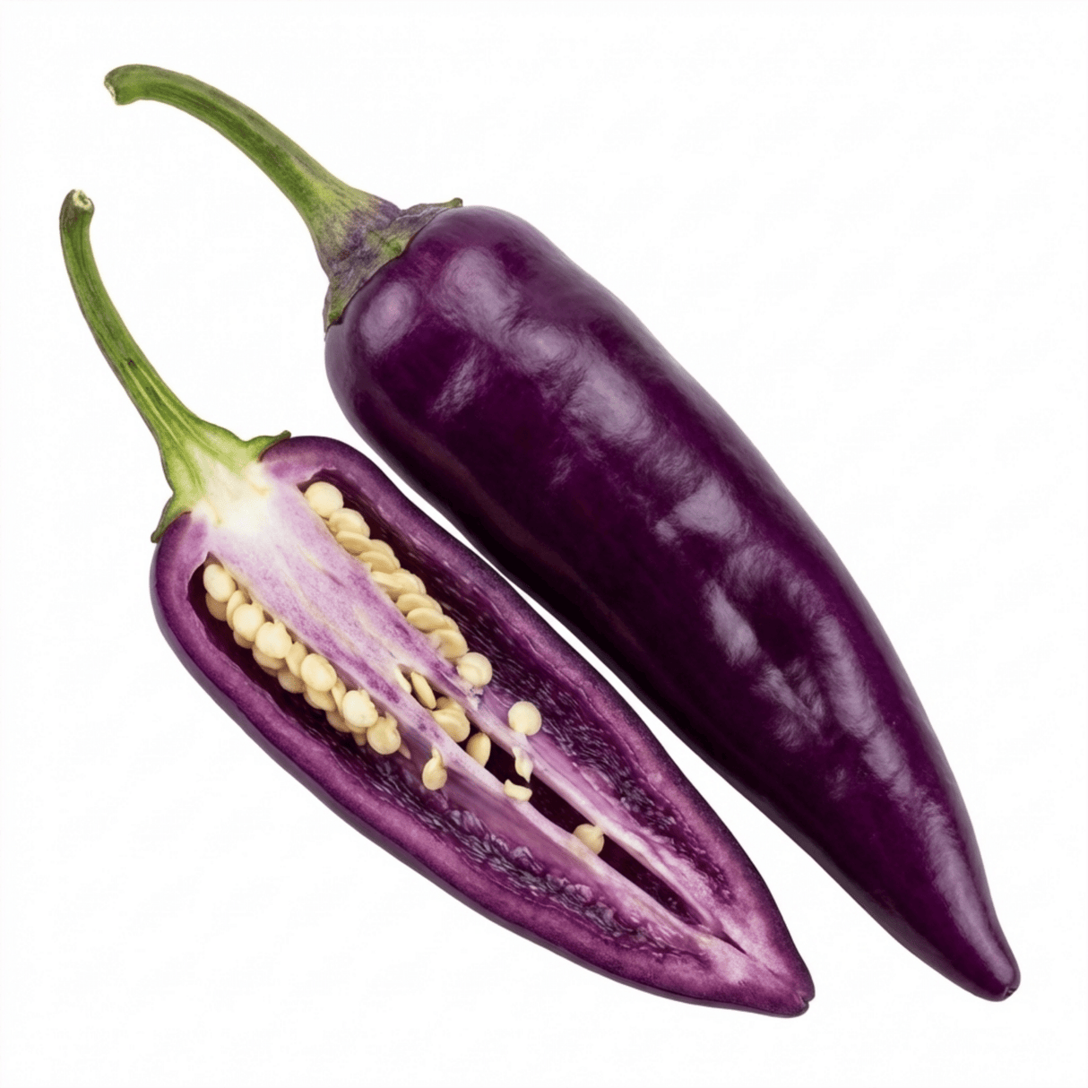 Set of 3 or 6 Large Plants - Grow Your Own Chilli Pepper Gusto Purple, Garden Ready - Frankton's