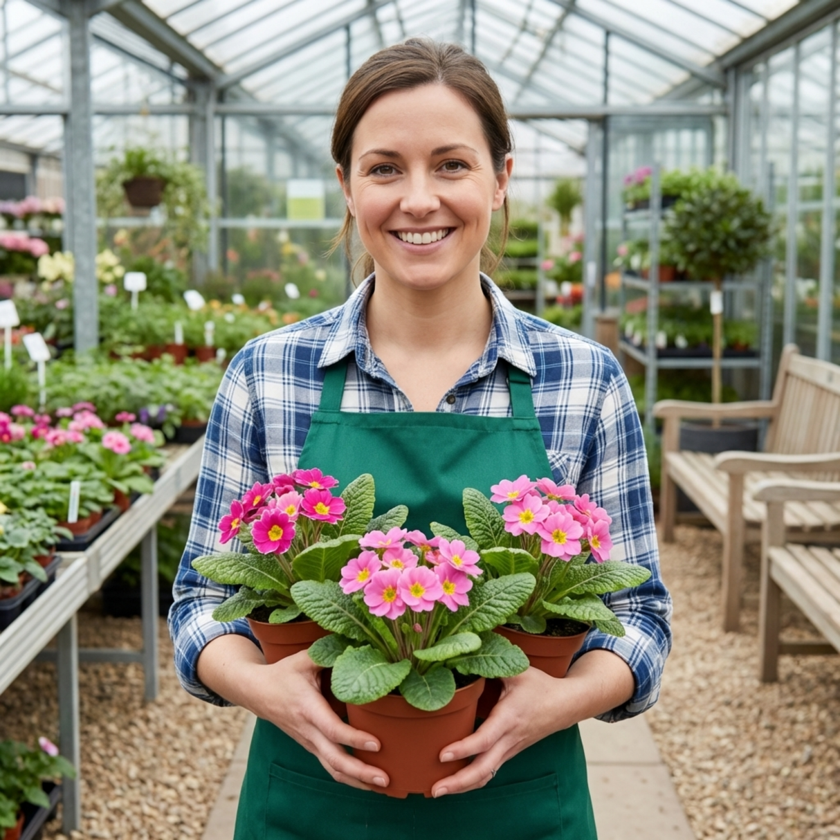 Set of 3 or 6 Large Plants - Primrose Strawberry, Ready to Plant in Your Garden, Peat Free - Frankton's
