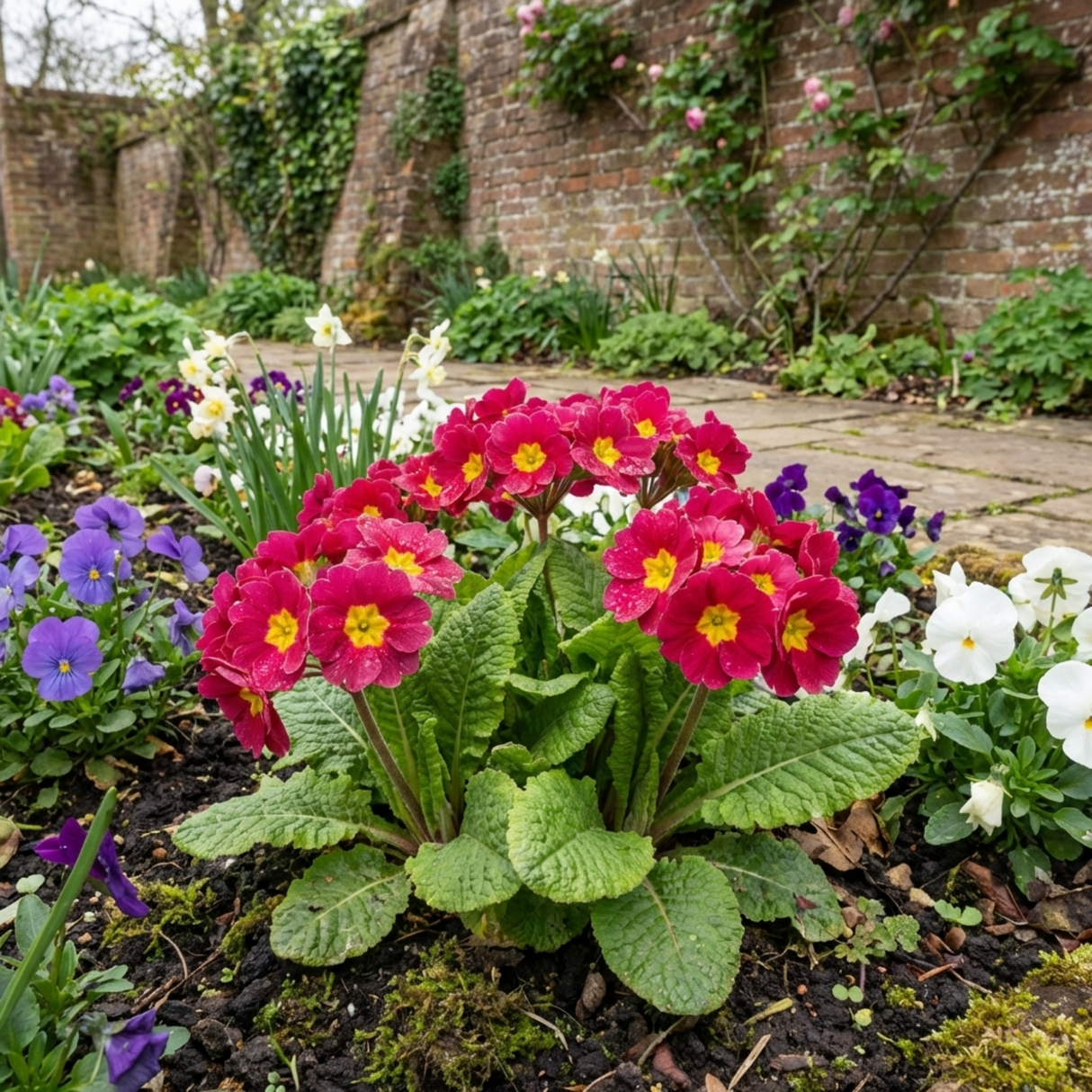 Set of 3 or 6 Large Plants - Primrose Strawberry, Ready to Plant in Your Garden, Peat Free - Frankton's