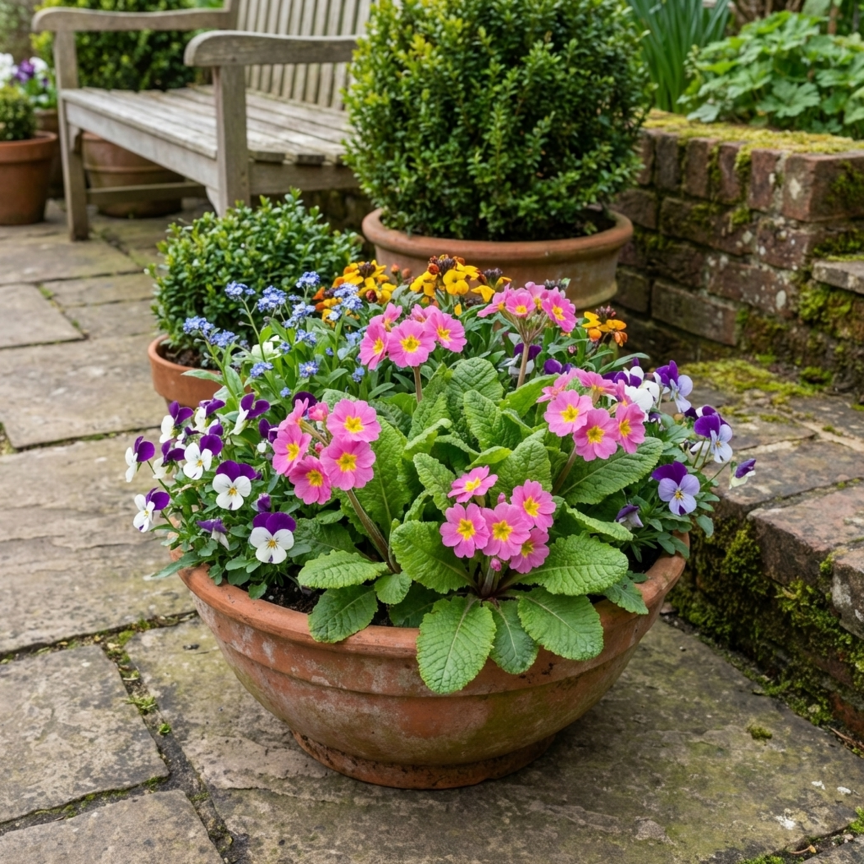Set of 3 or 6 Large Plants - Primrose Strawberry, Ready to Plant in Your Garden, Peat Free - Frankton's