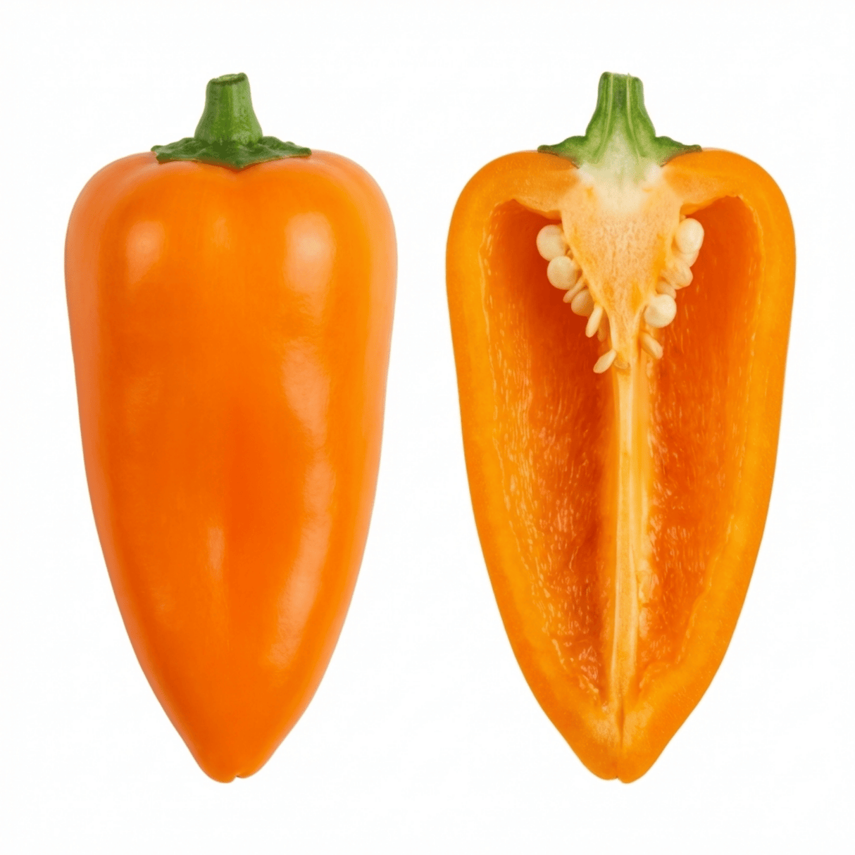 Set of 3 or 6 Large Plants - Sweet Pepper Snack Orange, Ready to Plant in Your Garden - Frankton's
