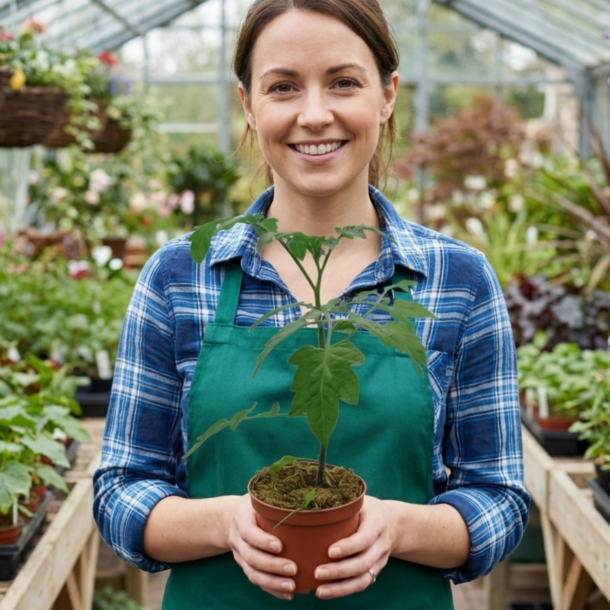 Set of 3 or 6 Large Plants - Tomato Growers Selection Variety, Outdoor Garden Ready, 10.5 cm - Frankton's