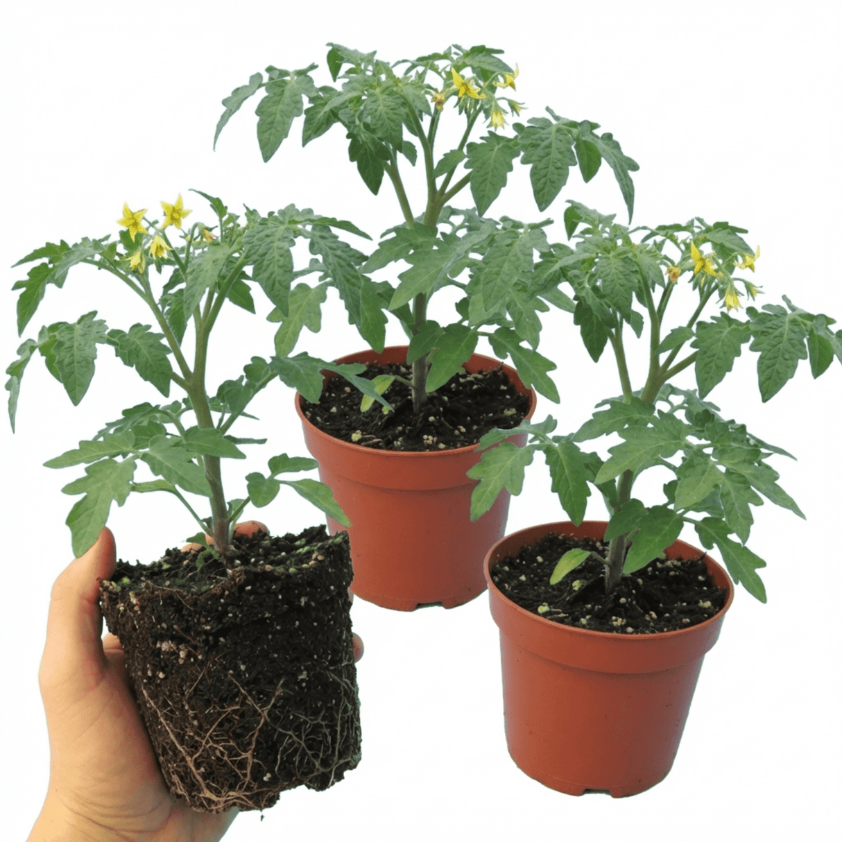 Set of 3 or 6 Large Plants - Tomato Honeycomb Variety, Outdoor Garden Ready, 10.5 cm - Frankton's