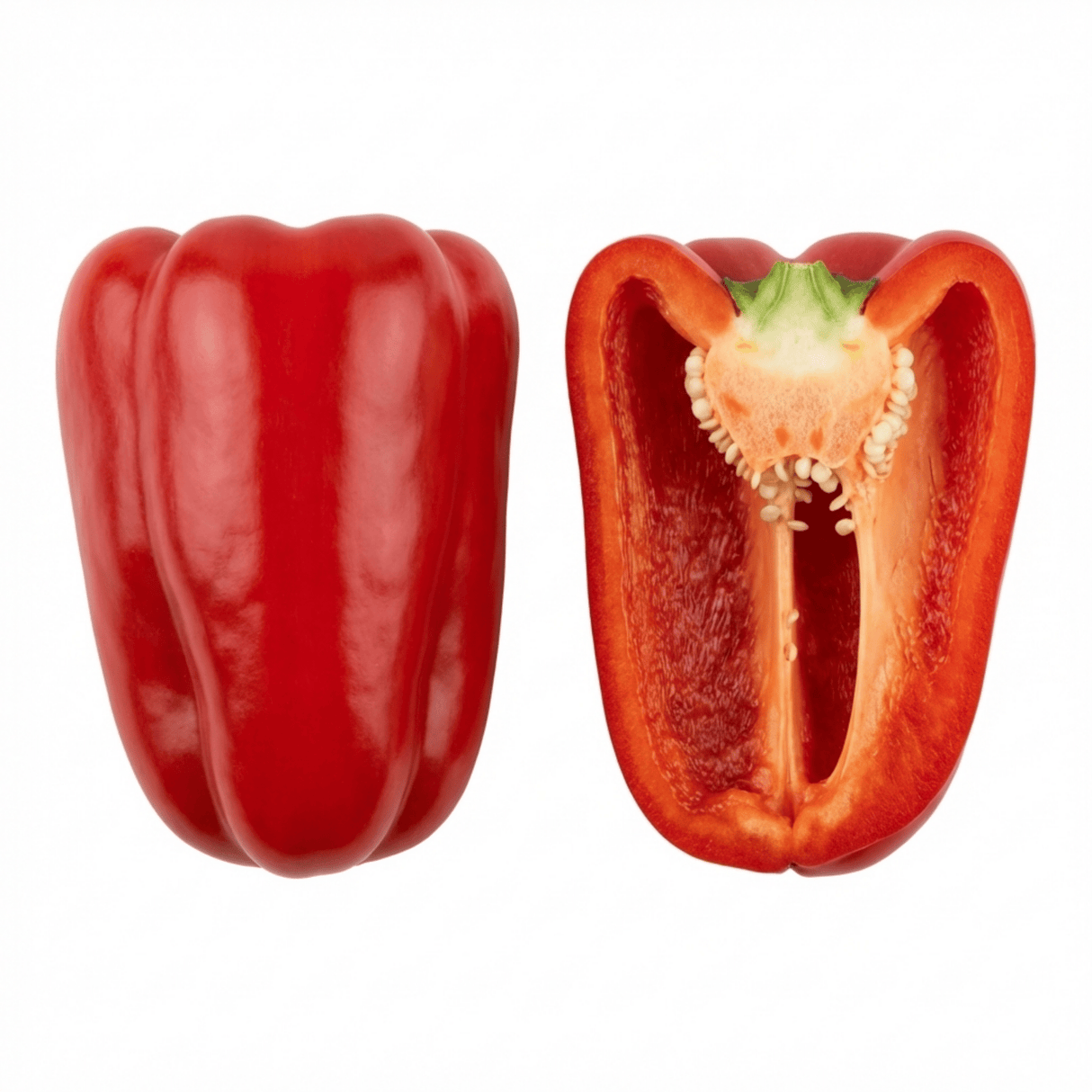 Set of 3 or 6 Large Sweet Pepper Plants - Red King Variety, Ready to Plant in Your Garden - Frankton's