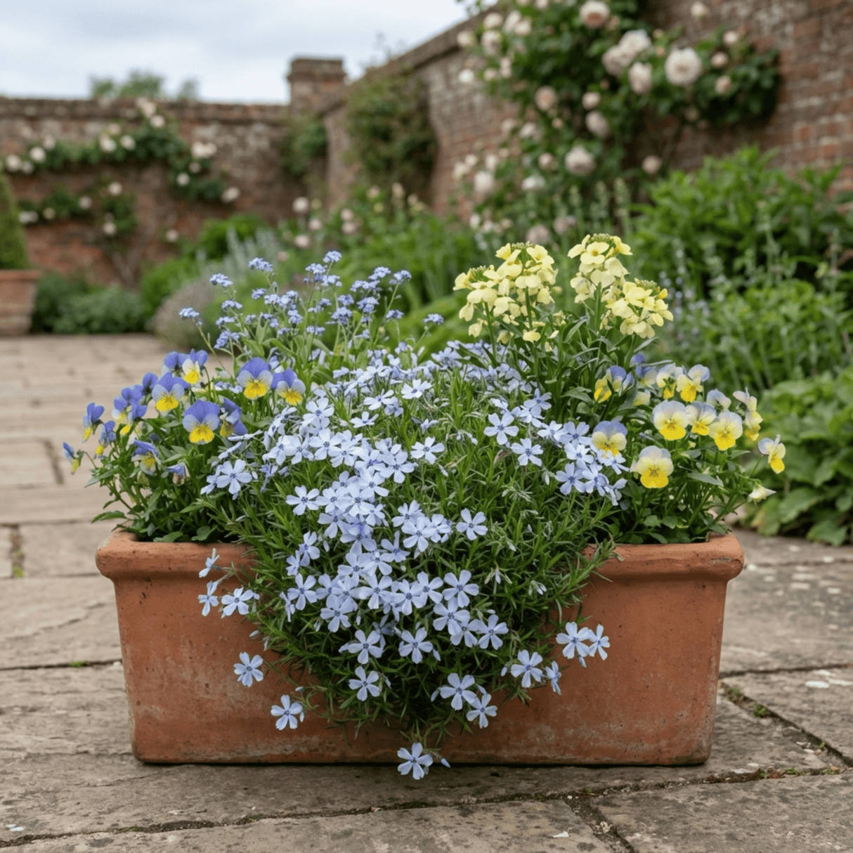 Set of 3 or 6 Phlox Emerald Cushion Blue Alpine Plants, Hardy Perennial Creeping Ground Cover, Flowering Garden Plants, 1 Litre Root-Ball - Frankton's