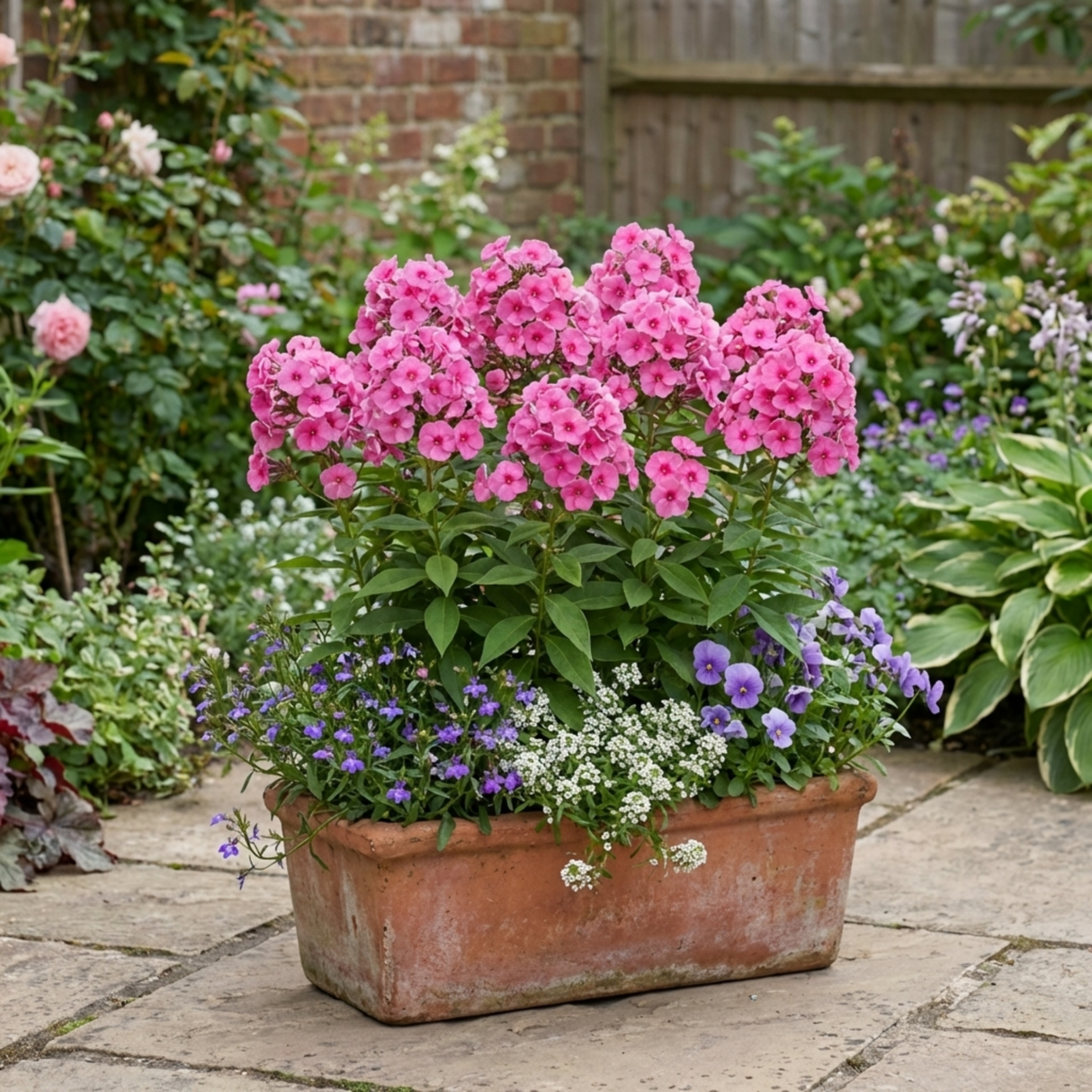 Set of 3 or 6 Phlox ‘Fabulous Rose’ Hardy Perennial Plants, Fragrant, Bee Friendly, Summer Flowering, Outdoor Garden Ready, 1 Litre Root-Ball - Frankton's