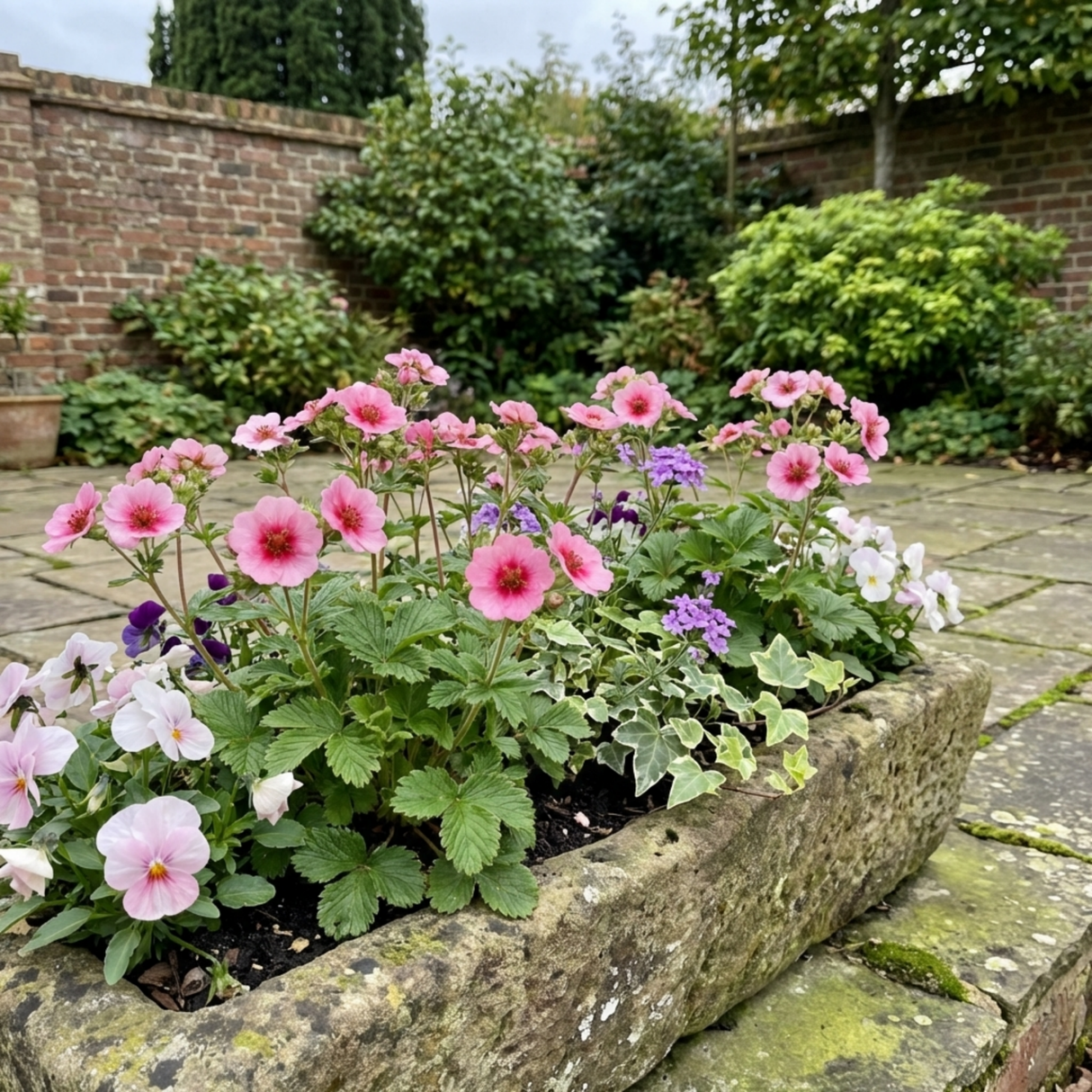 Set of 3 or 6 Potentilla Miss Wilmott Hardy Perennial Shrub Plants, Bee Friendly Summer Flowering, Outdoor Garden Ready, 1 Litre Root-Ball - Frankton's