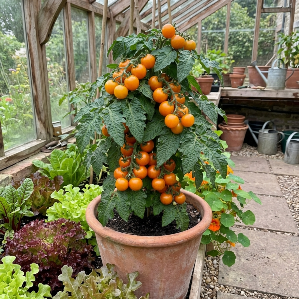 Set of 3 or 6 Premium Grafted Stargold Cherry Tomato Plants, Sweet Golden Fruit, Outdoor Garden Ready, 1L Root Ball - Frankton's
