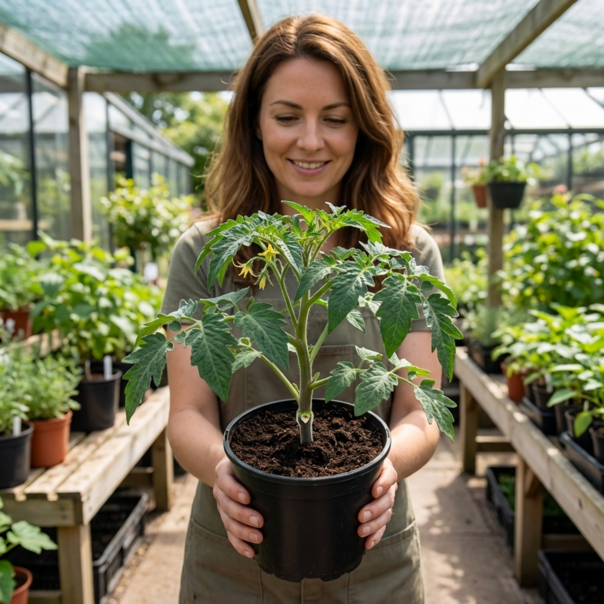 Set of 3 or 6 Premium Grafted Trilly Tomato Plants, High Yield Vegetable Plants, Ready to Plant, Outdoor Garden Ready, 1L Root Ball - Frankton's